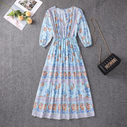 Beachy Chic Coastal Summer Dress