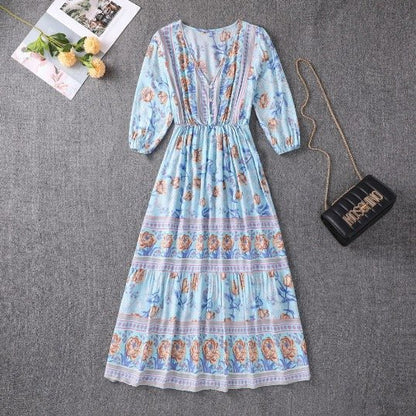 Beachy Chic Coastal Summer Dress
