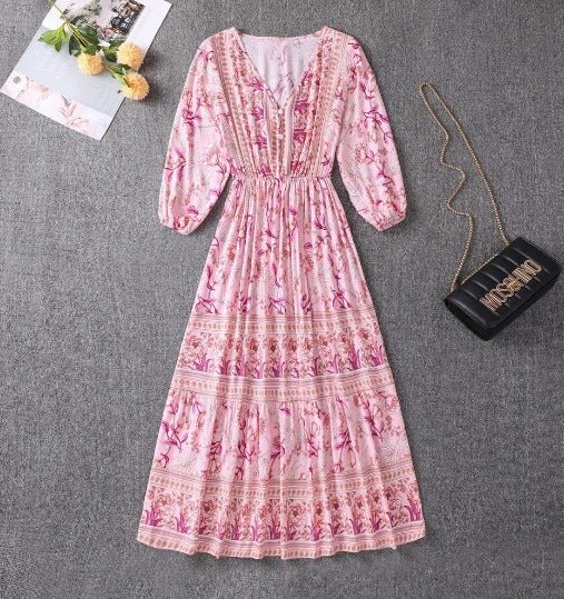 Beachy Chic Coastal Summer Dress