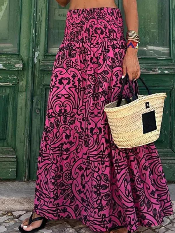 Beautiful Flowy Long Skirt for Women - Nocini