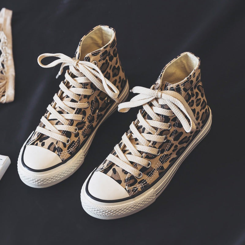 Bold Animal Pattern High Top Shoes for Men Women - Nocini