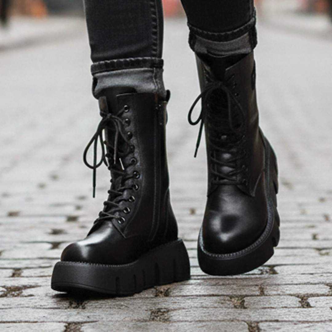 Block Heel Ankle Boots