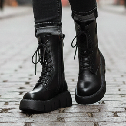 Block Heel Ankle Boots