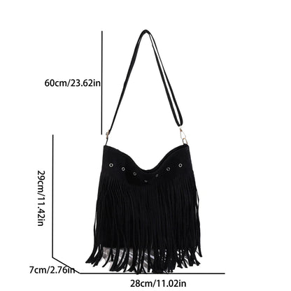 Bohemian Tassel Crossbody Bag