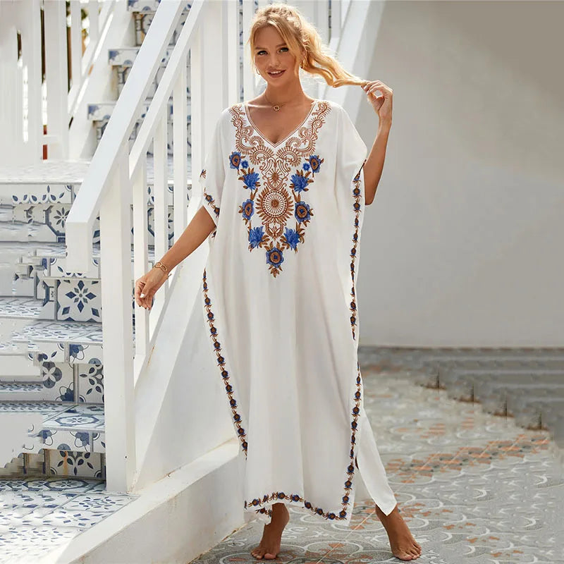Bohemian Beach Maxi Dress - Nocini