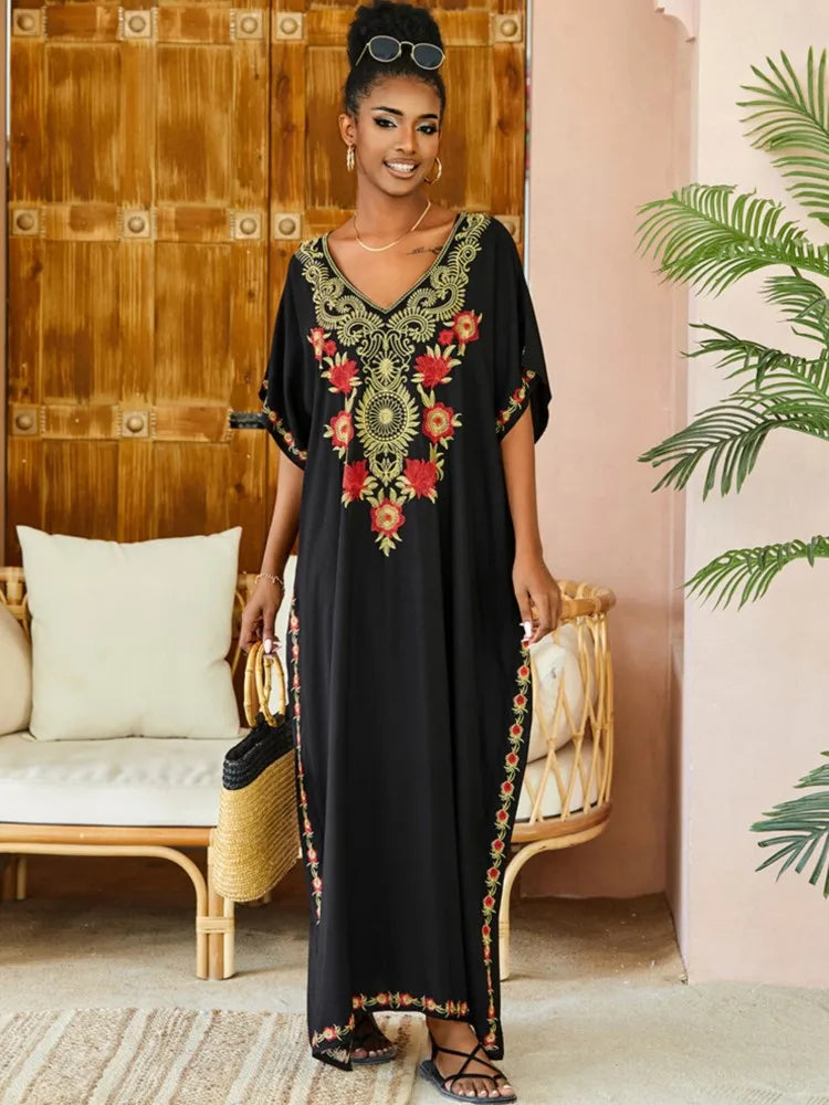 Bohemian Beach Maxi Dress