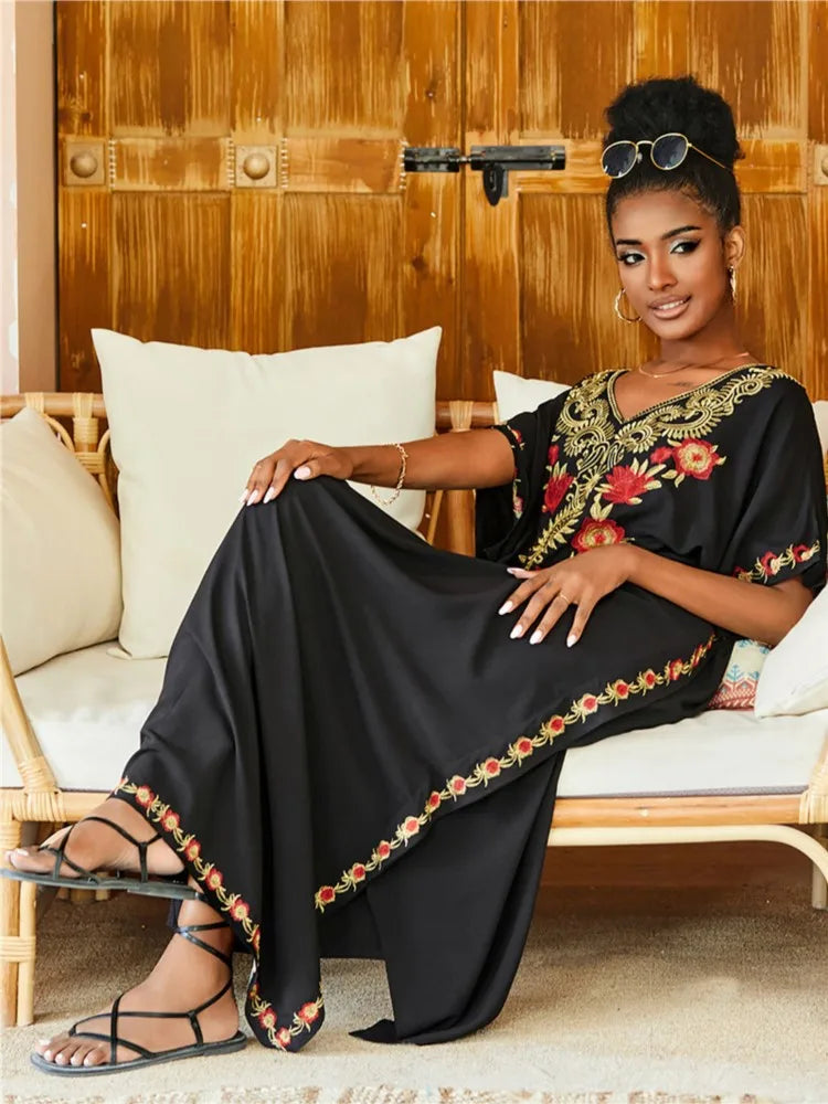 Bohemian Beach Maxi Dress