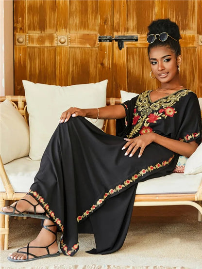 Bohemian Beach Maxi Dress