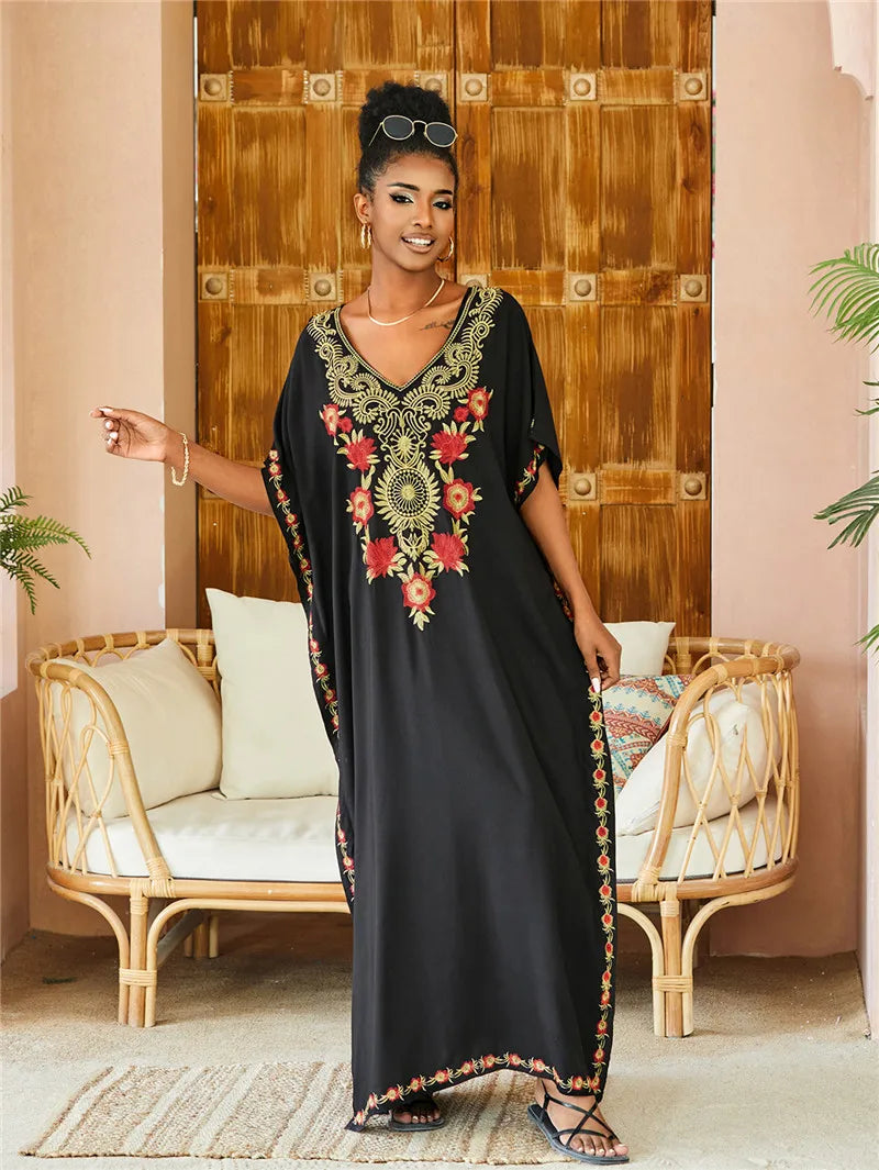 Bohemian Beach Maxi Dress