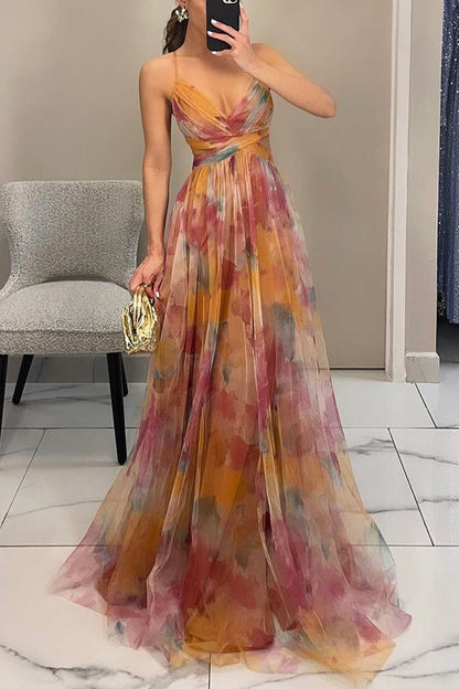 Beautiful Floral Long Summer Dress