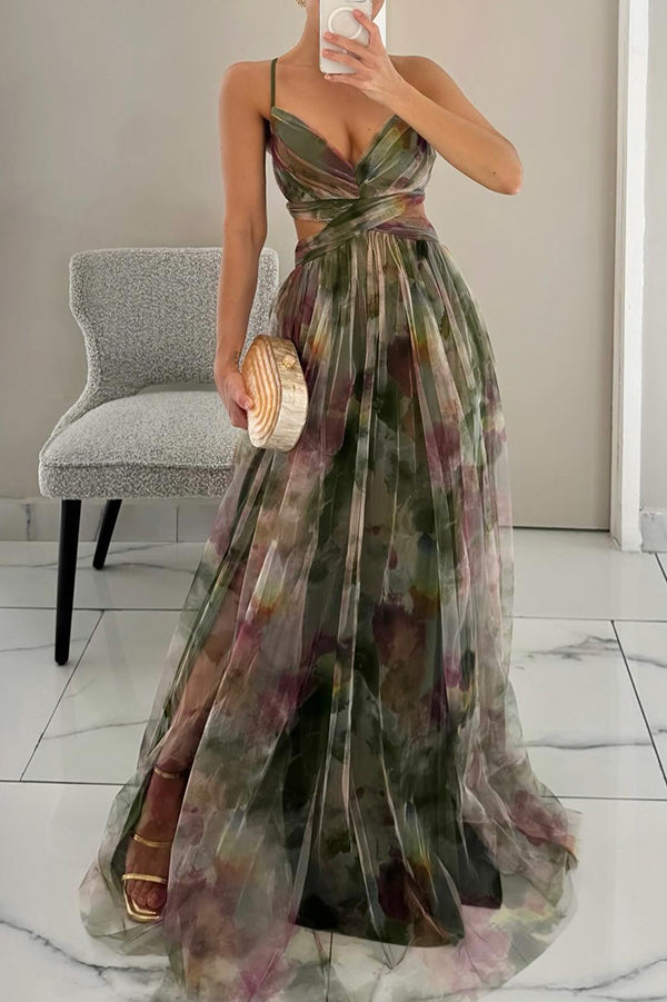 Beautiful Floral Long Summer Dress