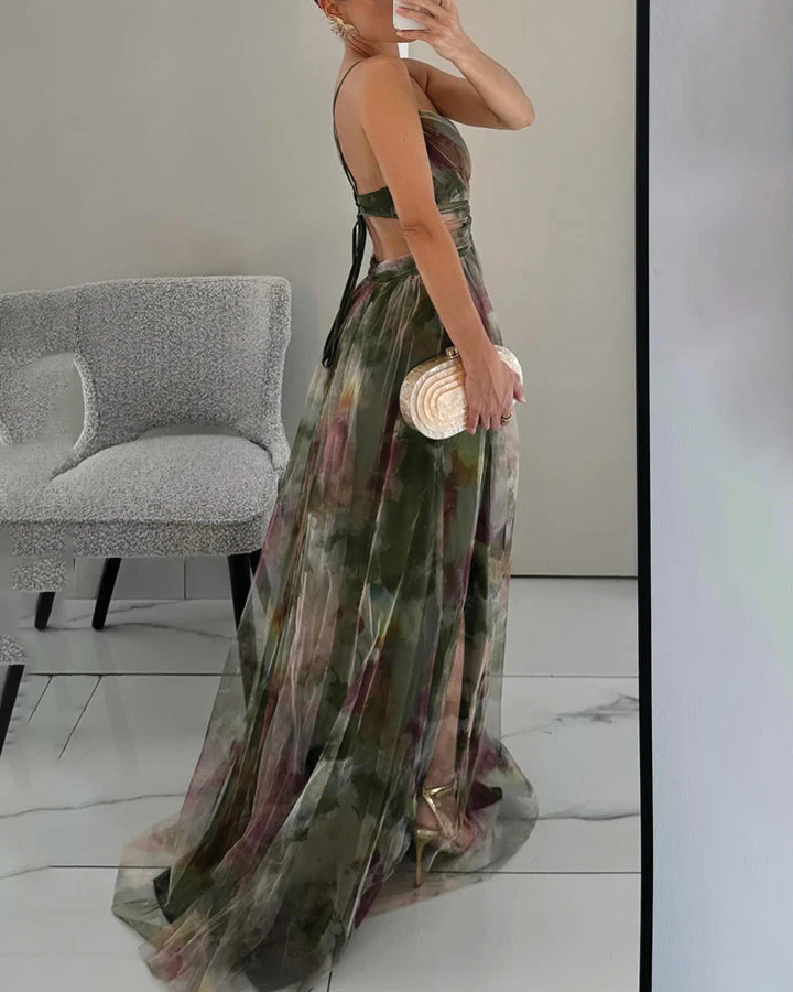 Beautiful Floral Long Summer Dress