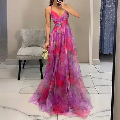Beautiful Floral Long Summer Dress