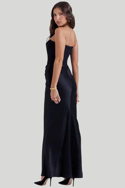 Boho Chic Strapless Maxi Dress