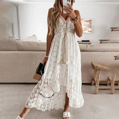 Bohemian Floral Long Summer Dress - Nocini
