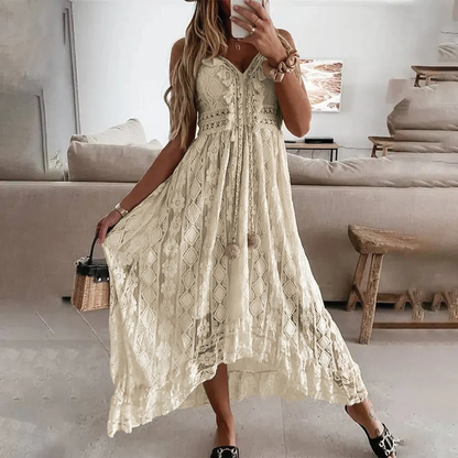 Bohemian Floral Long Summer Dress