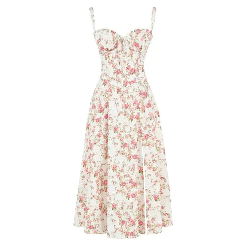 Beautiful Lace Up Waist Dress