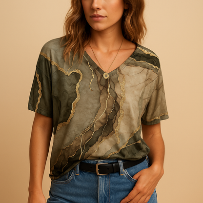 Boho summer top for women with a loose comfortable fit and refined details, ideal for festivals, casual days, and relaxed summer outfits.