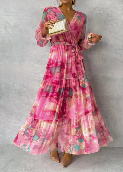 Beautiful Floral Long Maxi Dress for Women - Nocini