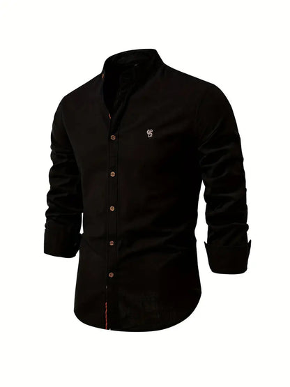 Bennett | Men's Slim Fit Mandarin Shirt