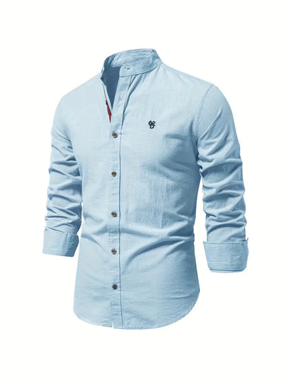 Bennett | Men's Slim Fit Mandarin Shirt