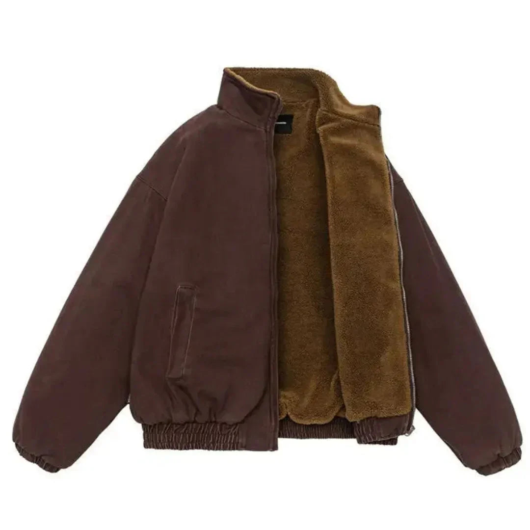 Big Mens Padded Bomber Jacket