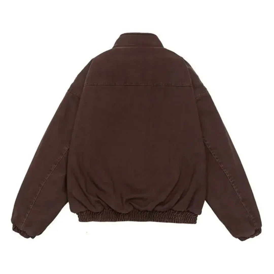 Big Mens Padded Bomber Jacket
