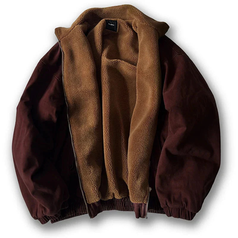 Big Mens Padded Bomber Jacket