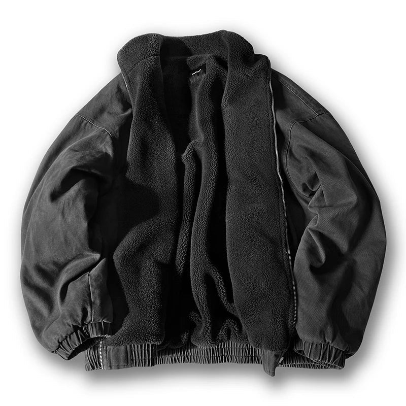 Big Mens Padded Bomber Jacket
