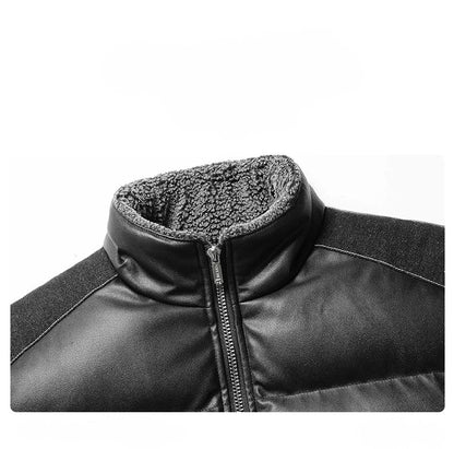 Blue Quilted Padded Coat