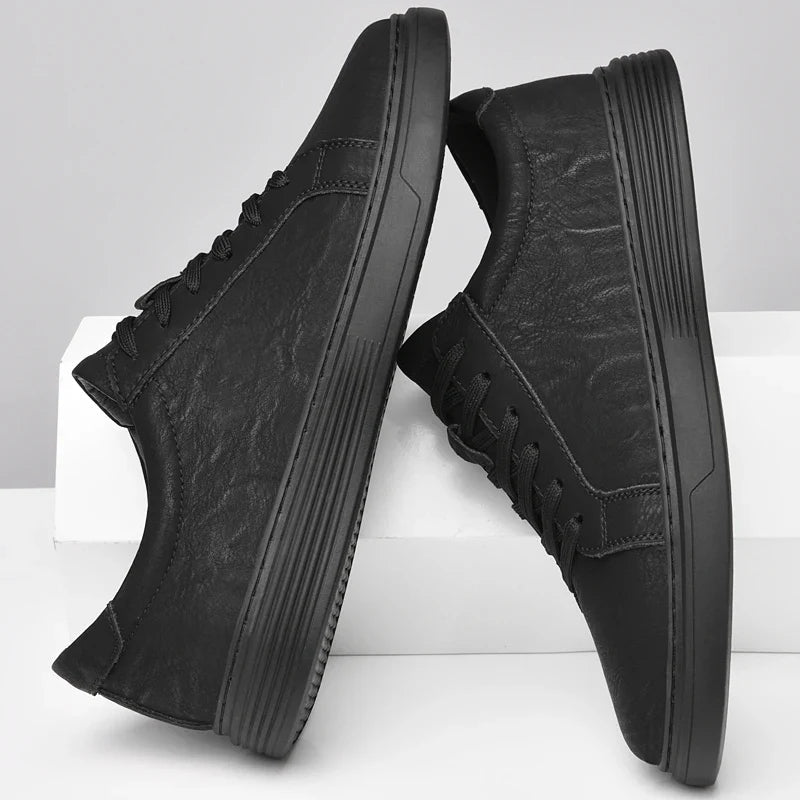 Authentic Real Leather Low Top Sneaker