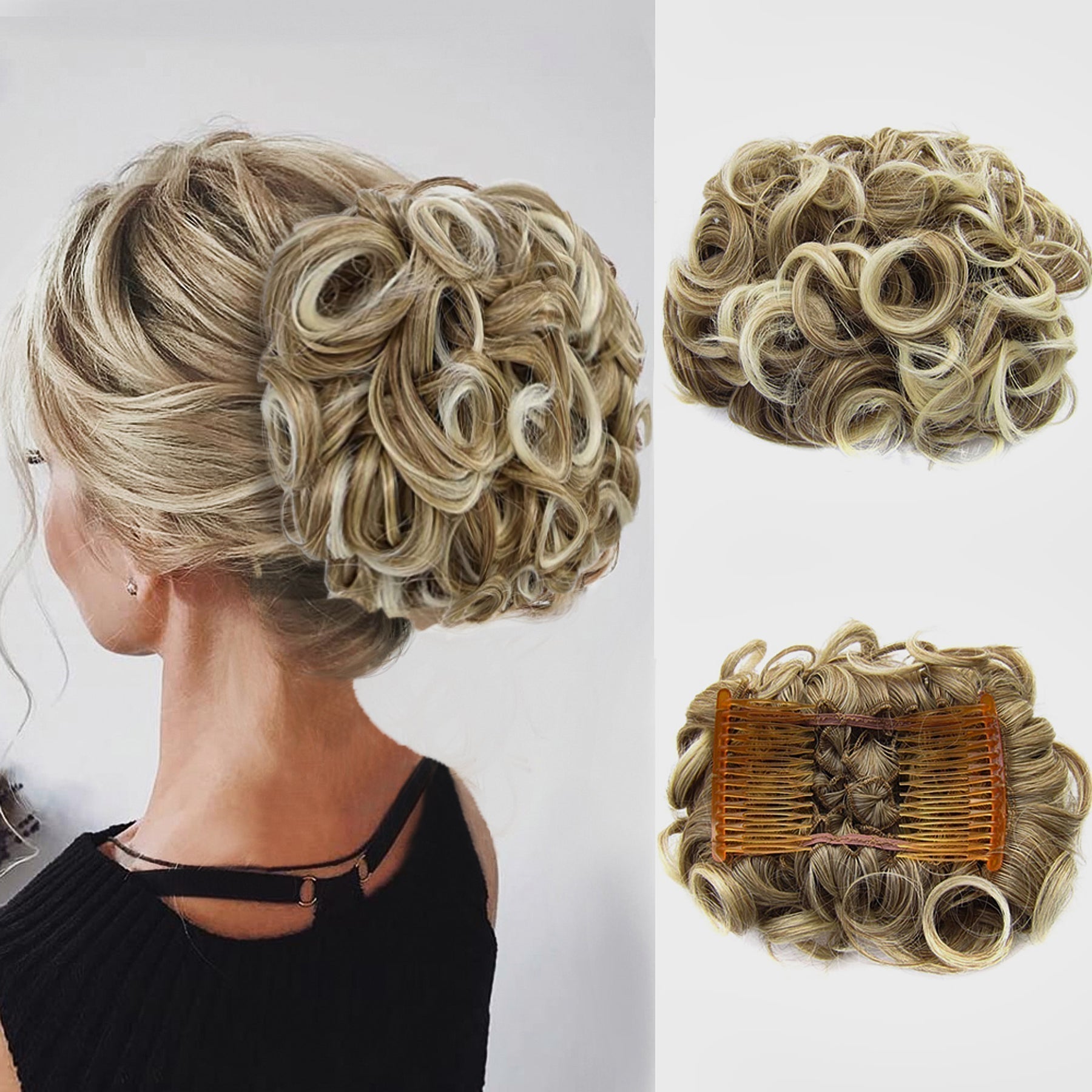 Curly Knot Hair Extension – FluffyFix-06#-Nora Luxe