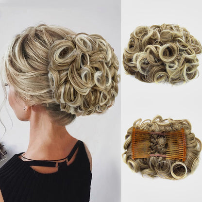 Curly Knot Hair Extension – FluffyFix-06#-Nora Luxe