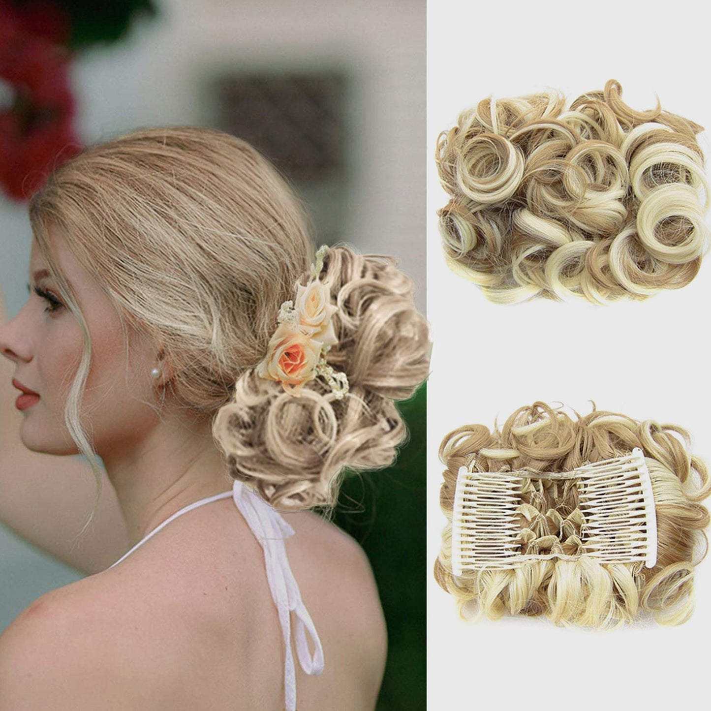 Curly Knot Hair Extension – FluffyFix-13#-Nora Luxe