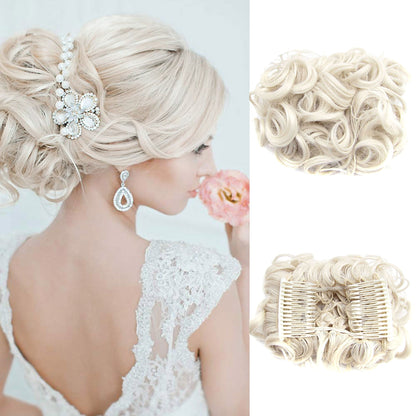 Curly Knot Hair Extension – FluffyFix-19#-Nora Luxe