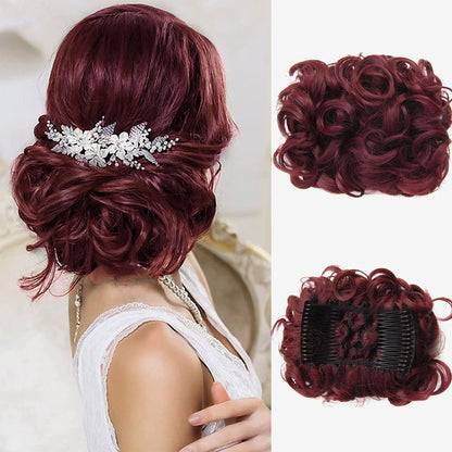 Curly Knot Hair Extension – FluffyFix-20#-Nora Luxe