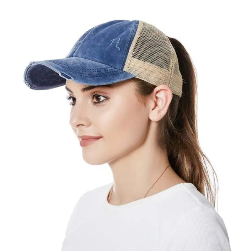Braided Mesh Sports Cap - Pexav