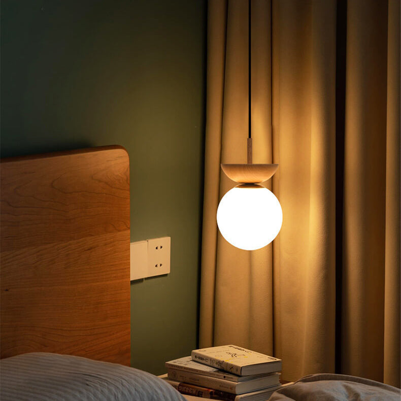 Japanese Style LED Ceiling Lamp – Renji-Warm light-Recessed light-Wood-The Livary