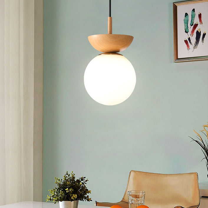 Japanese Style LED Ceiling Lamp – Renji-Warm light-Recessed light-Wood-The Livary