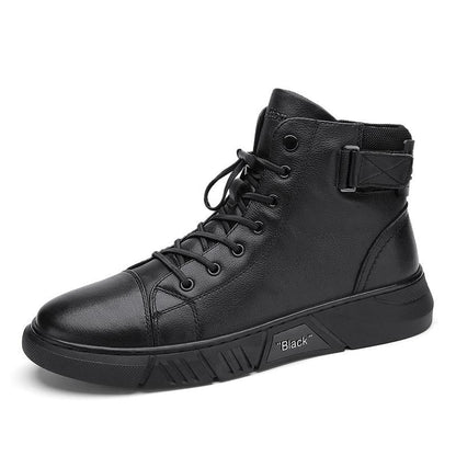 Authentic Brown Leather Ankle Boots - Pexav