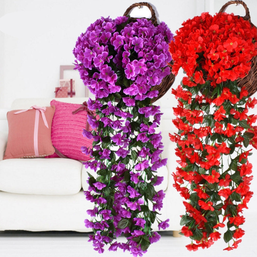 Beautiful Floral Hanging Orchid Planter - Pexav