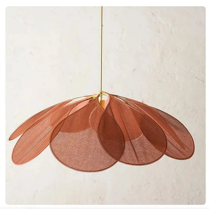 Stylish Flower-Shaped Pendant Lamp - Petalume-Dark brown-S (50 cm x 100 cm)-The Livary