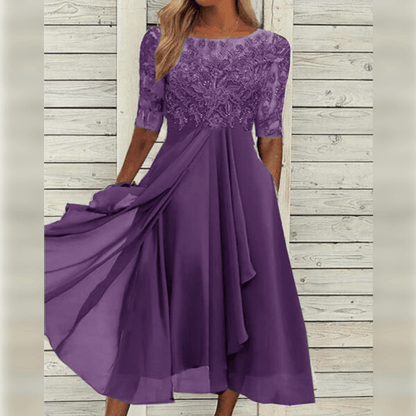 Stylish and Comfortable Dress - Lilac-Purple-XS-Nora Luxe