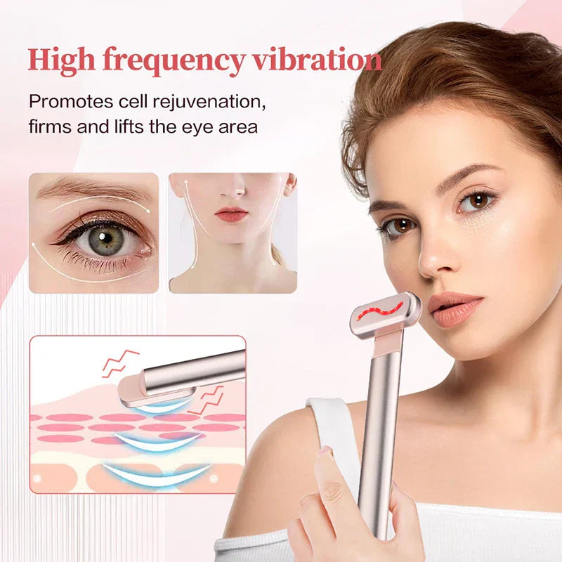 EMS Microcurrent Face Lifting Device - GlowMagic-Silver-Nora Luxe