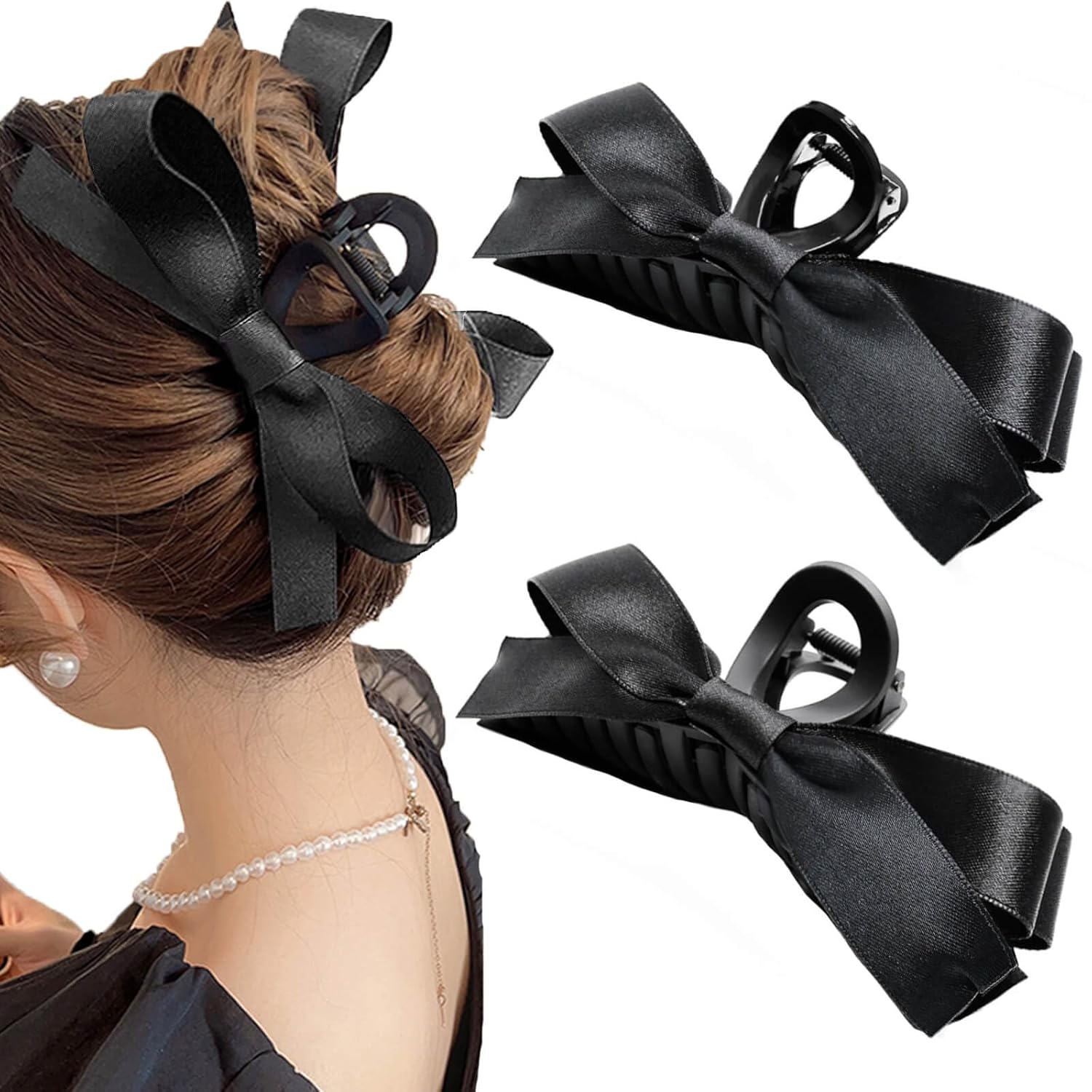 Big Velvet Hair Clips - Pexav
