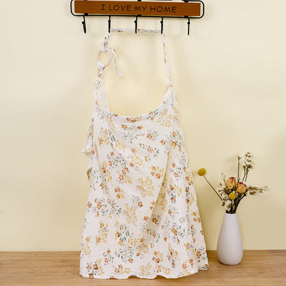 Adjustable Cotton Nursing Cover for Privacy-Flower-Nora Luxe