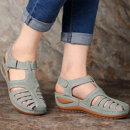 Lightweight Orthopedic Fly Knitted Shoes | Superior Comfort-5-Gray-Nora Luxe
