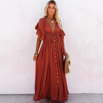 Beautiful Coastal Maxi Dress Sophia - Pexav