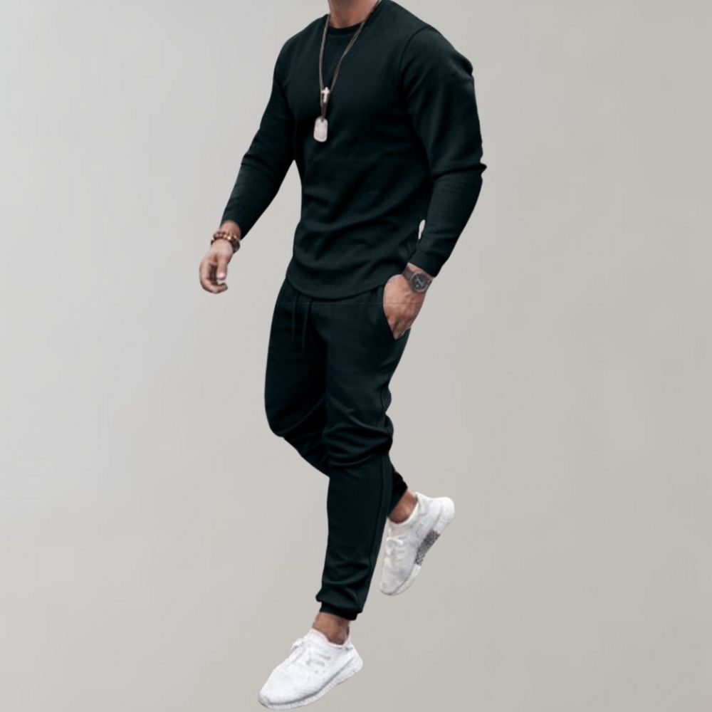 Sporty Men's Set - Finn-Black-S-Nora Luxe