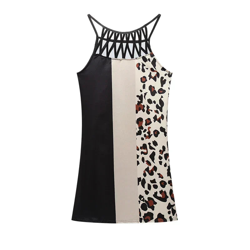 Boho Chic Sundress with Tribal Print & Thin Straps - Pexav